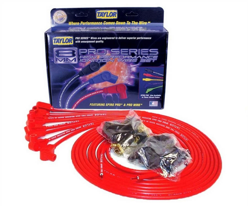Taylor Cable 8mm Red Spiro-Pro Wires 73251