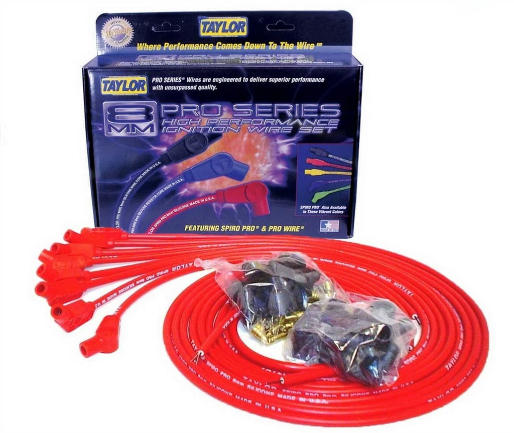 Taylor Cable 8mm Red Spiro-Pro Wires 73253