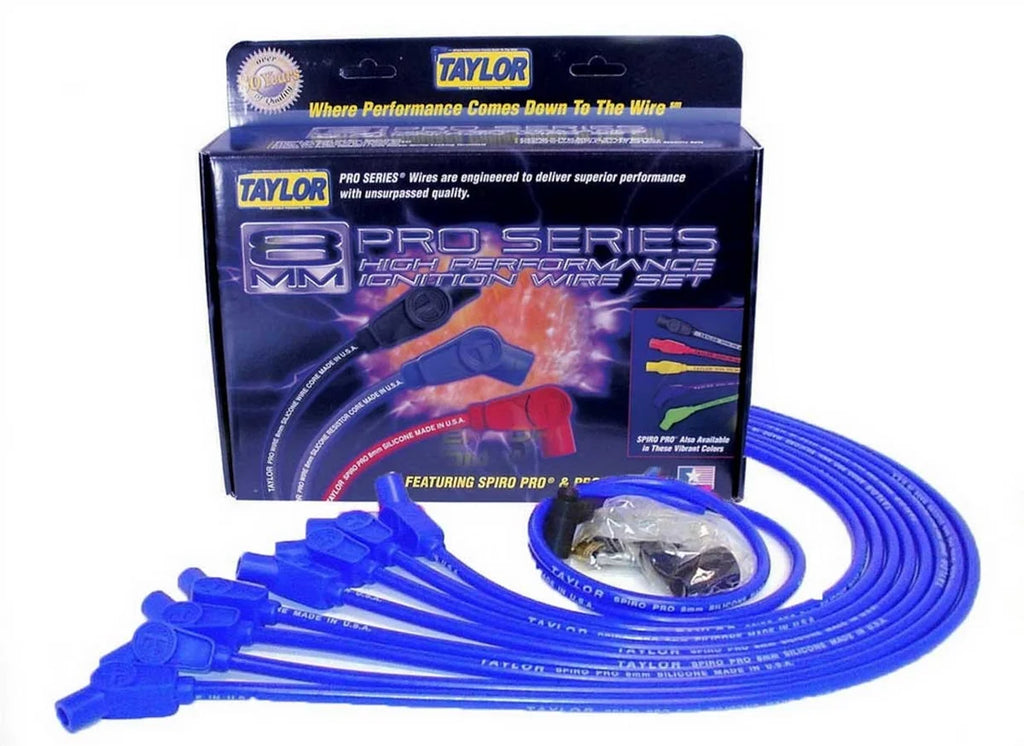 Taylor Cable BBC 8MM Pro Race Wires- Blue