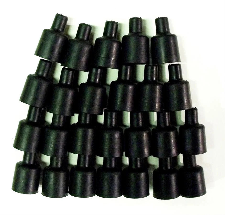 Taylor Cable Coil Wire Boot - 180-Deg 25pk - Black