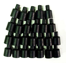 Load image into Gallery viewer, Taylor Cable Coil Wire Boot - 180-Deg 25pk - Black