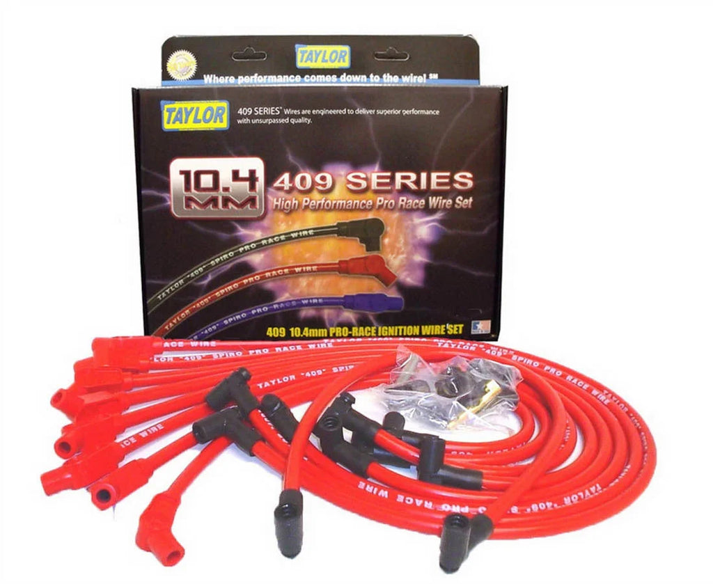 Taylor Cable Custom Fit 10.4mm 409 Plug Wires Red