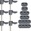 Load image into Gallery viewer, Taylor Cable V8 Horizontal Wire Loom Kit Black 7-8mm
