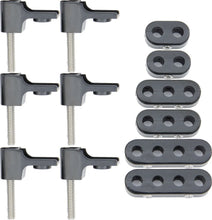 Load image into Gallery viewer, Taylor Cable V8 Horizontal Wire Loom Kit Black 7-8mm