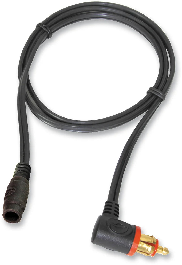 Tecmate Adapter - 90° DIN to 2.5 mm Barrel O-39 - Side View