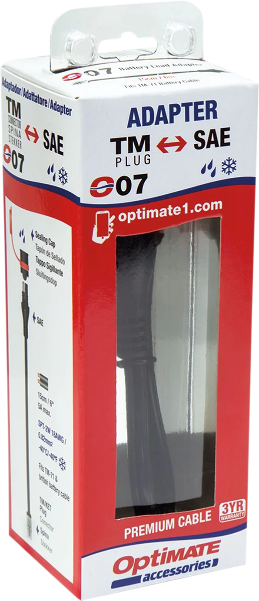 Tecmate Adapter - KET to SAE O-07 - Side View