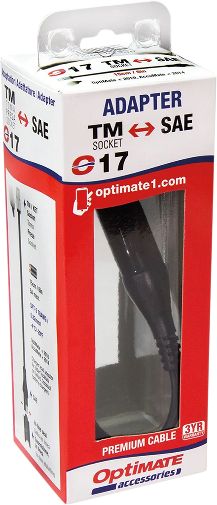 Tecmate Adapter - KET to SAE O-17 - Side View