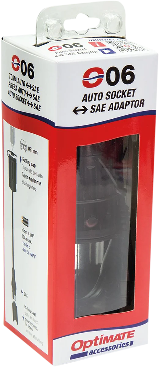 Tecmate Adapter - Socket to SAE O-06 - Side View