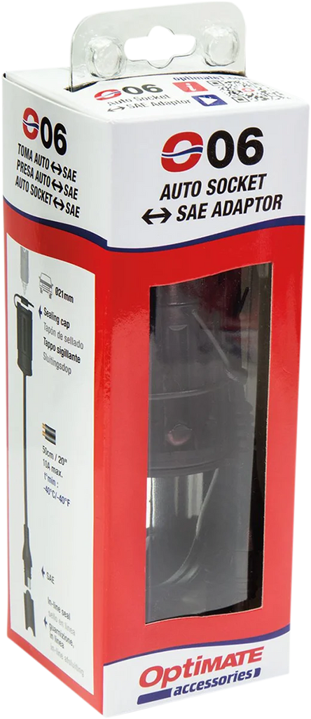 Tecmate Adapter - Socket to SAE O-06 - Side View