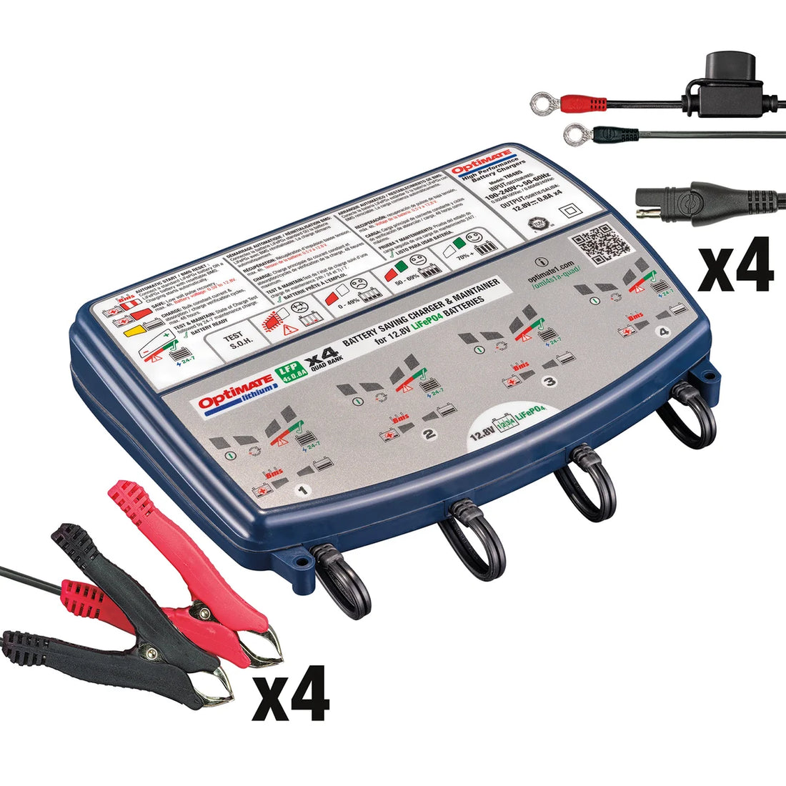 Tecmate Battery Charger - Lithium TM485 - Detail View