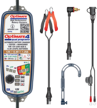 Load image into Gallery viewer, Tecmate Battery Charger/Maintainer - OptiMate™ 4 - Quad Program - Premium TM631PR - Back View