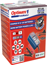 Load image into Gallery viewer, Tecmate Battery Charger/Maintainer TM-401A - Side View