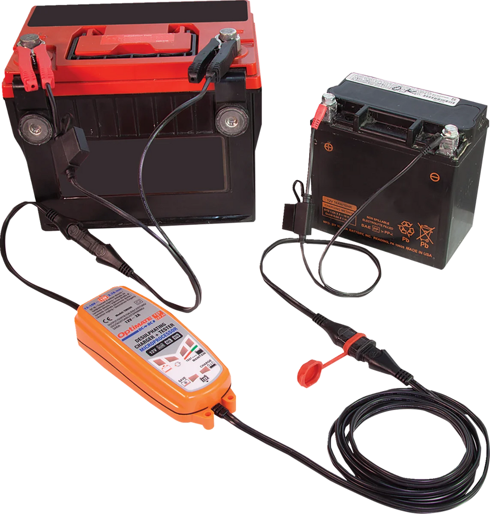 Tecmate Battery Charger/Maintainer TM500V3 - Back View