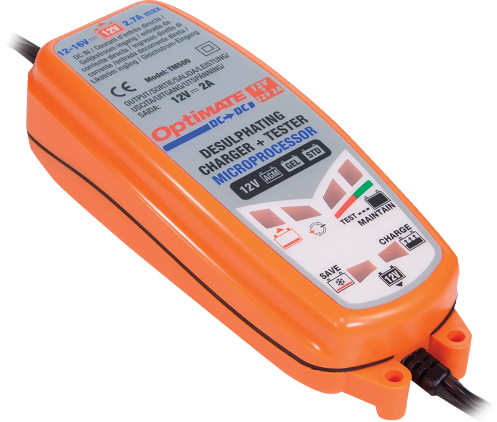 Tecmate Battery Charger/Maintainer TM500V3 - Installation View