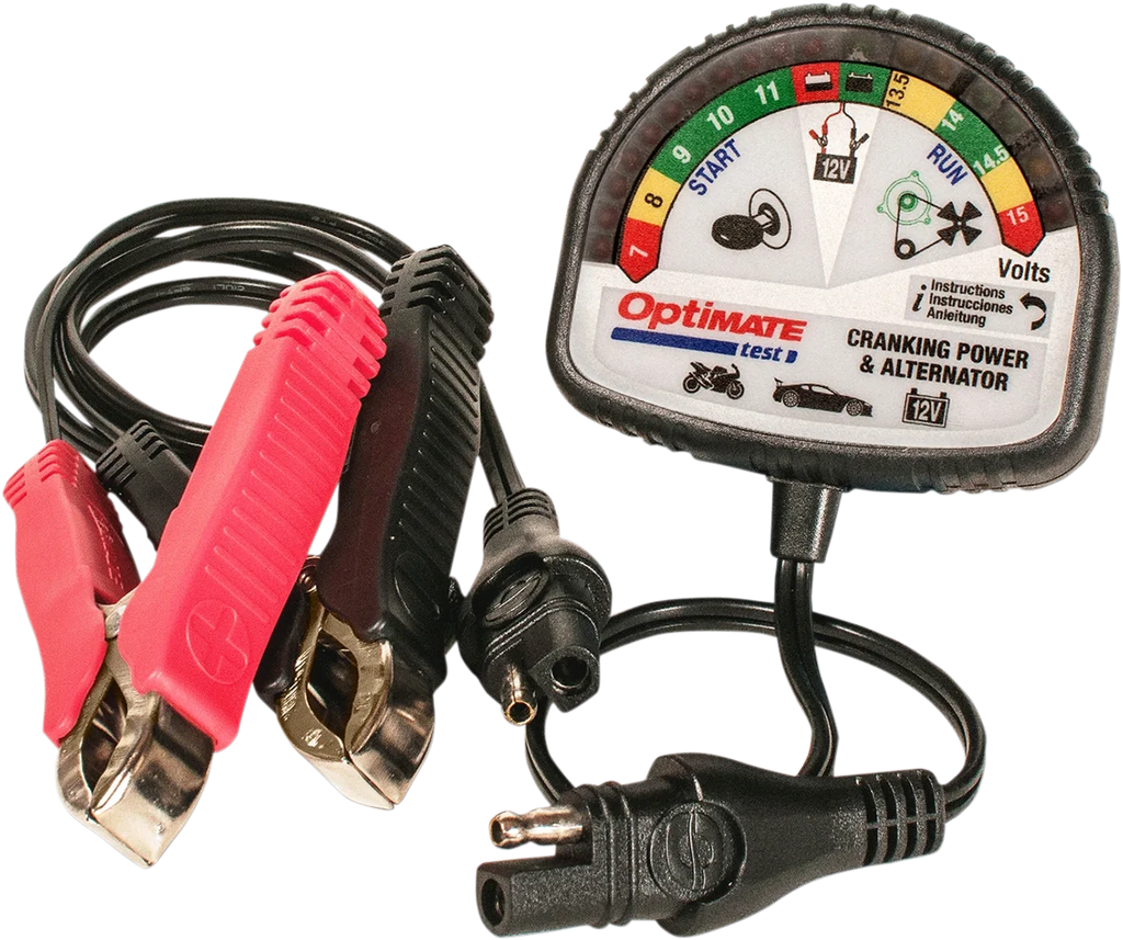 Tecmate Battery Charging System/Alternator Tester - Pocket - Battery Clip/12V TS-121 - Main Product View