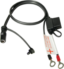 Load image into Gallery viewer, Tecmate Battery Lead to 2.5 mm Barrel Adapter O-21 - Installation View