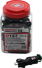 Load image into Gallery viewer, Tecmate Battery Status/Charge System Monitor - Lithium/SAE - 20 Pack O-127JAR - Back View
