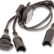 Load image into Gallery viewer, Tecmate Charger Cord - Fused SAE Y-Splitter O-05 - Side View