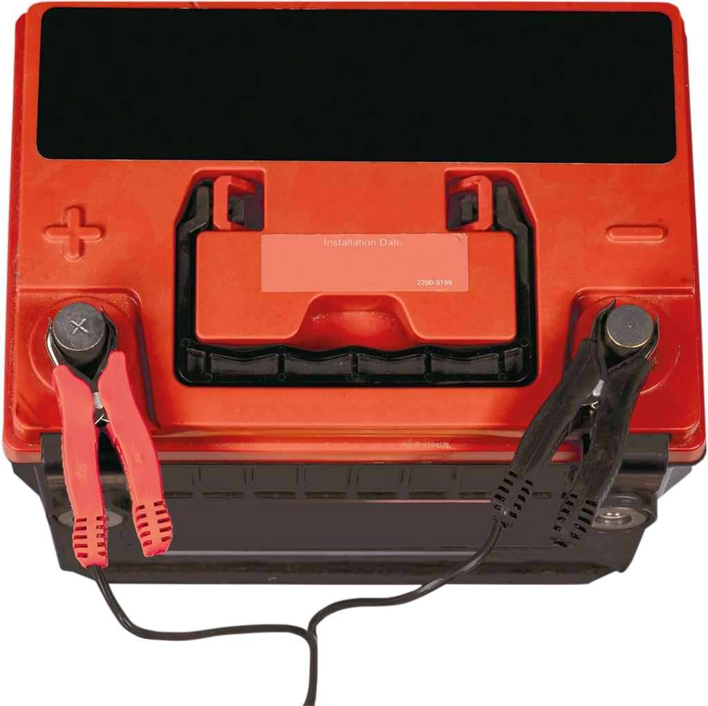Tecmate Charger Cord - SAE to Battery Clips O-04 - Side View