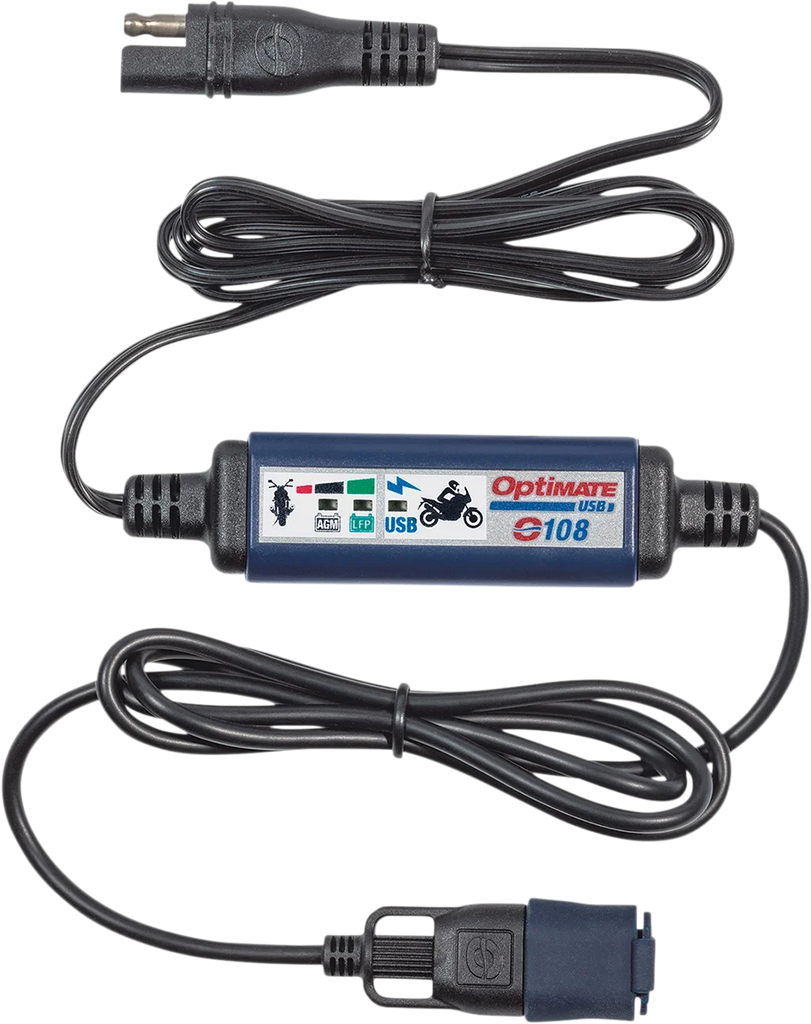 Tecmate Charging System - SAE to USB - In-Line O-108N - Main Product View