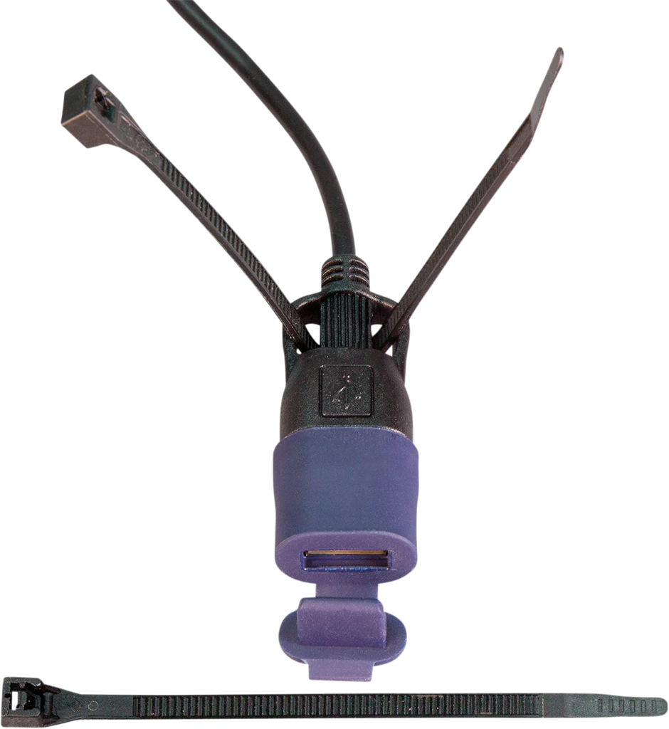 Tecmate Charging System - SAE to USB - In-Line O-108N - Back View