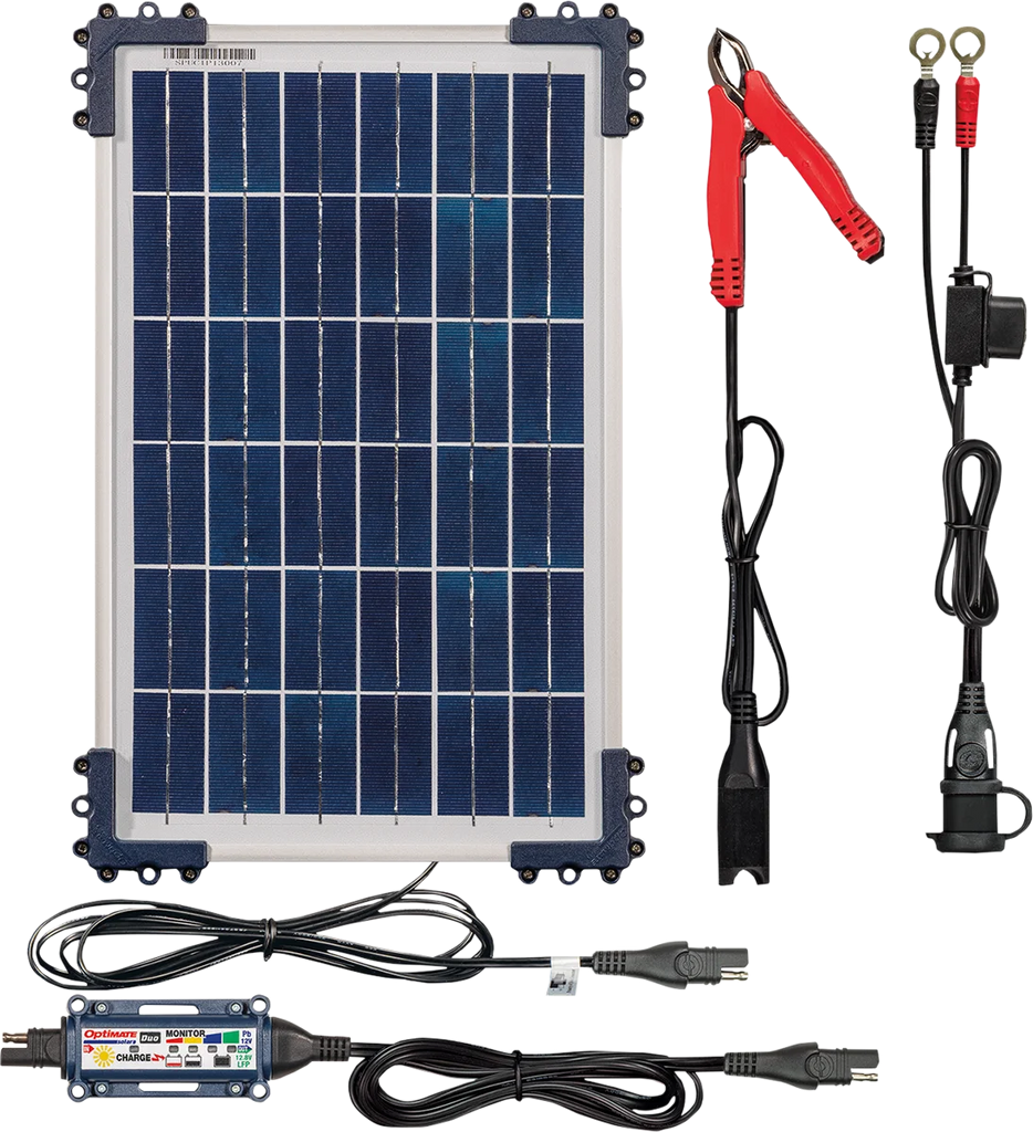 Tecmate Duo Charger Solar 10 Watt TM522-D1 - Main Product View
