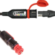 Load image into Gallery viewer, Tecmate OptiMate™ Monitor O-126 - DIN/AUTO Plug to SAE O-126V2 - Back View