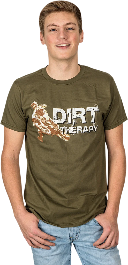 Tecmate Optimate Dirt Therapy T-Shirt - Military Green - Medium TA-238MG - Main Product View