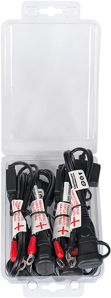Tecmate Optimate™ Permanent Battery Lead - 4 Pack O-01X4 - Back View