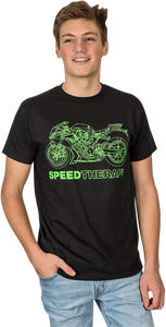 Tecmate Optimate Speed Therapy T-Shirt - Black - 2XL TA-245BL - Main Product View