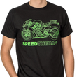 Load image into Gallery viewer, Tecmate Optimate Speed Therapy T-Shirt - Black - Large TA-243BL - Main Product View