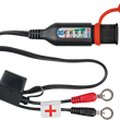 Load image into Gallery viewer, Tecmate Permanent Power Lead with Battery/Charge Status - 20" O-124 - Side View
