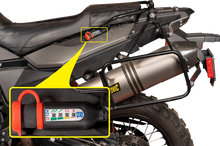 Load image into Gallery viewer, Tecmate Permanent Power Lead with Battery/Charge Status - 20" O-124 - Installation View