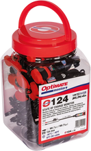 Load image into Gallery viewer, Tecmate Permanent Power Lead with Battery/Charge Status - Jar of 20 O-124JAR - Back View