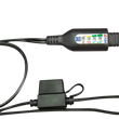 Load image into Gallery viewer, Tecmate Permanent Power Lead with Battery/Charge Status - Jar of 20 O-124JAR - Installation View