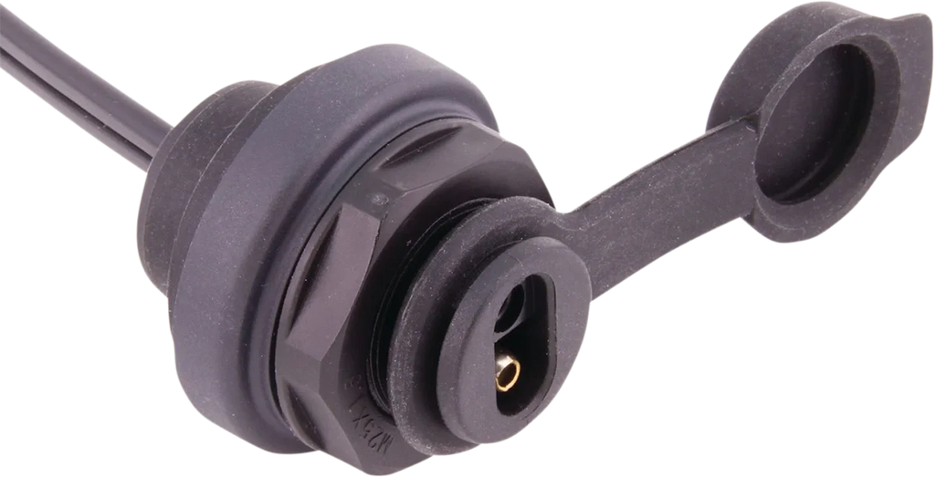 Tecmate SAE Panel Mount Socket - 12" O-20 - Side View