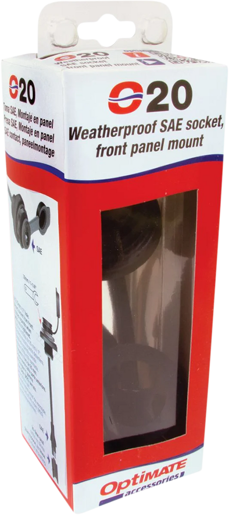 Tecmate SAE Panel Mount Socket - 12" O-20 - Back View