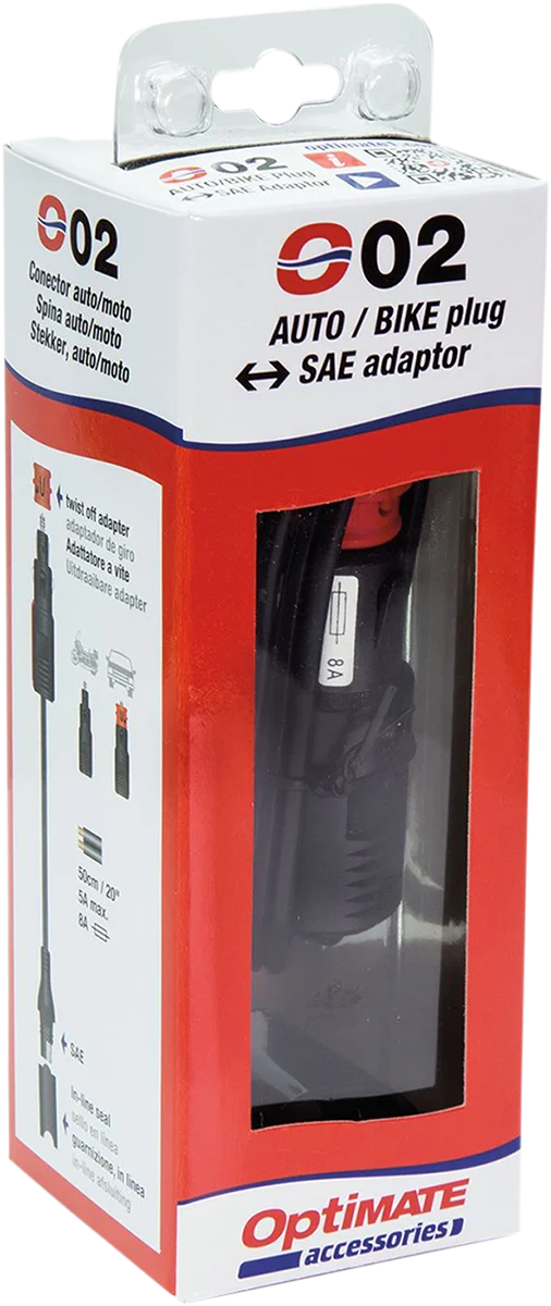 Tecmate SAE to Plug Adapter O-02 - Back View