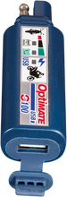 Load image into Gallery viewer, Tecmate SAE to USB Charger - 2 Pin Connector - LED O-100V3 - Side View