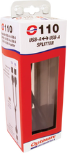 Load image into Gallery viewer, Tecmate USB Y-Splitter O-110 - Side View