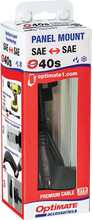 Load image into Gallery viewer, Tecmate Weatherproof SAE Thin Panel Mount Socket O-40 - Short O-40S - Side View