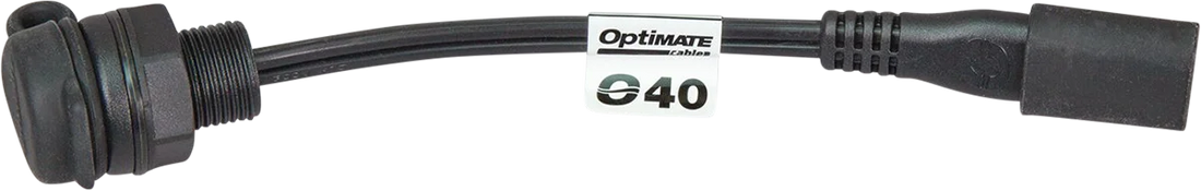 Tecmate Weatherproof SAE Thin Panel Mount Socket O-40 - Short O-40S - Back View