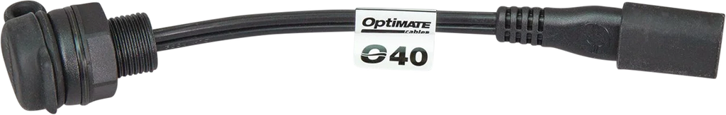 Tecmate Weatherproof SAE Thin Panel Mount Socket O-40 - Short O-40S - Back View