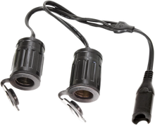 Load image into Gallery viewer, Tecmate Y-Splitter - SAE to Dual Socket Adapter O-26 - Side View