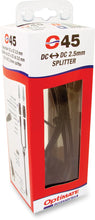Load image into Gallery viewer, Tecmate Y-splitter - DC 2.5 mm to DC 2.5 mm O-45 - Side View