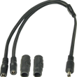 Load image into Gallery viewer, Tecmate Y-splitter - DC 2.5 mm to DC 2.5 mm O-45 - Back View