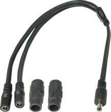 Load image into Gallery viewer, Tecmate Y-splitter - DC 2.5 mm to DC 2.5 mm O-45 - Back View