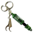 Load image into Gallery viewer, Tein Damper Keychain with Wrench - Green/Black - Side View