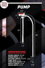 Load image into Gallery viewer, Terapump TRFA01 - BATTERY POWERED FUEL TRANSFER PUMP - UPGRADED MODEL 20175 - Side View