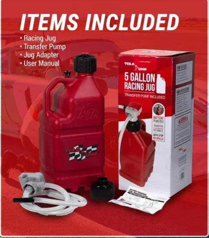 Terapump TRJ5XLR - 5 GALLON JUG AND PUMP COMBO 20158 - Side View